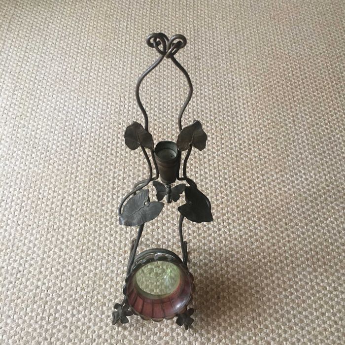 Peça em bronze com borboletas dos anos 30,lindíssima