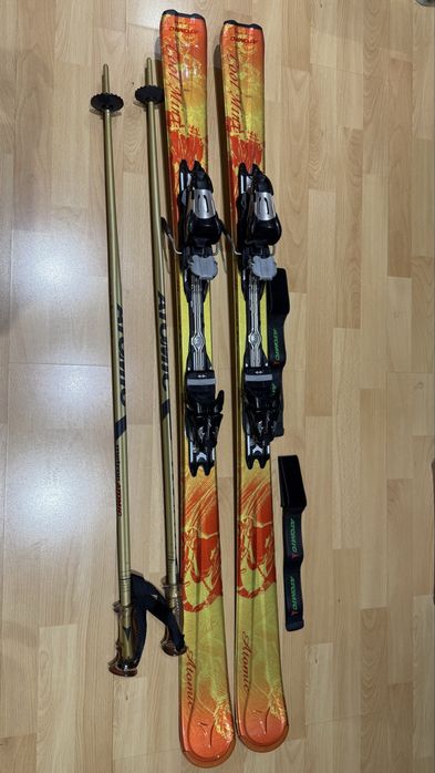 Narty Atomic i kije Atomic. Buty Salomon gratis