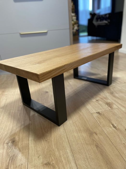 Stolik kawowy dębowy loft