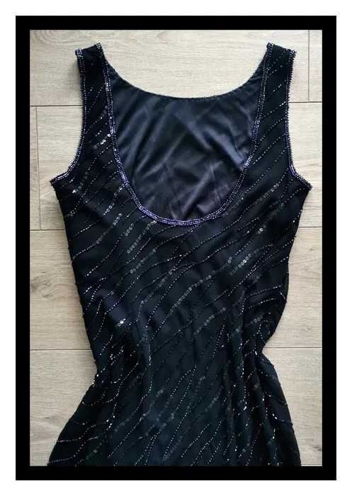 Sukienka glamour Pisarro Nights (M/L) #maxi #cekiny #wieczorowa #bal