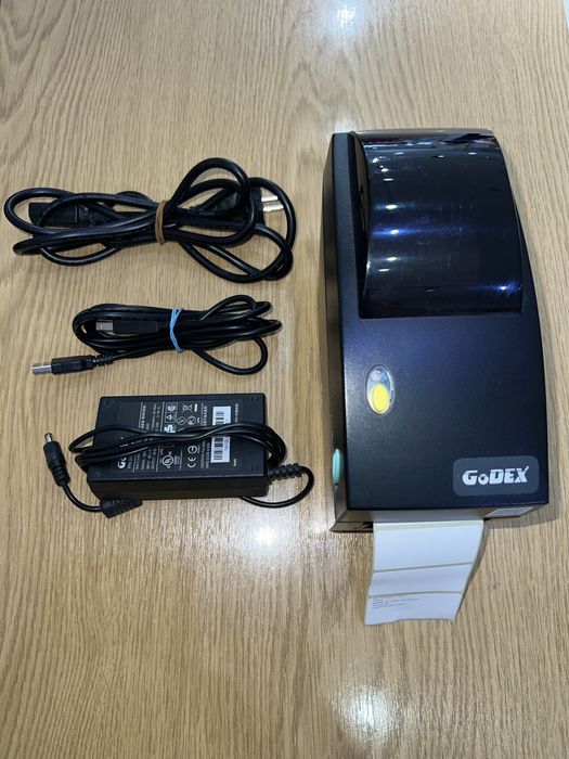 Розпродаж принтер етикеток godexdt2x б/у ( usb+ ethernet+rd232)