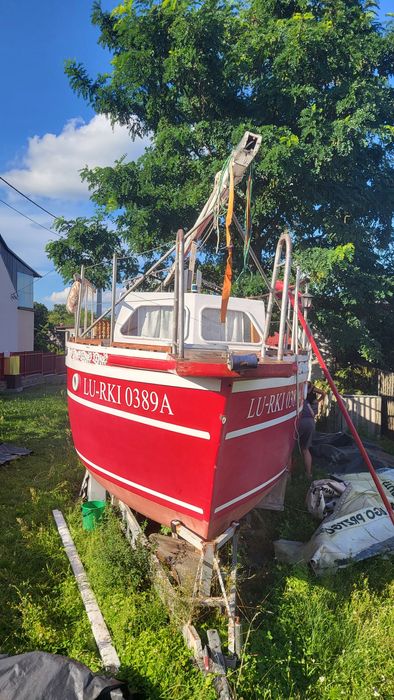 Jacht drewniany długość 7.5 m