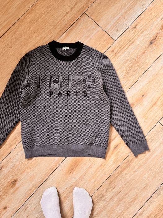 Sweterek Kenzo sfilcowany