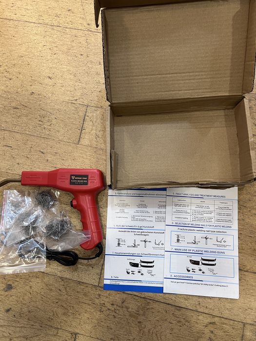 Máquina de Soldar Plástico (Hot Stapler) 50W – Kit Completo (Novo)