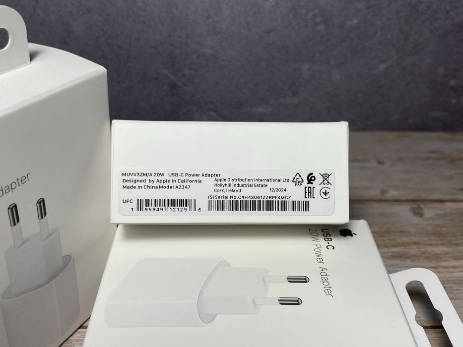 АКЦІЯ | Быстрая зарядка iPhone 20W Apple USB-C | ОРИГІНАЛ OEM