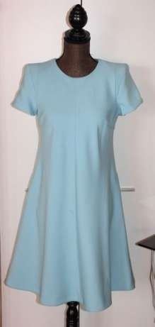 SIMPLE niebieska błękitna sukienka suknia 34 XS 36 S