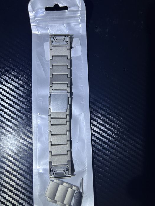 Титановий браслет QuickFit 22 для Garmin з магнітною застібкою