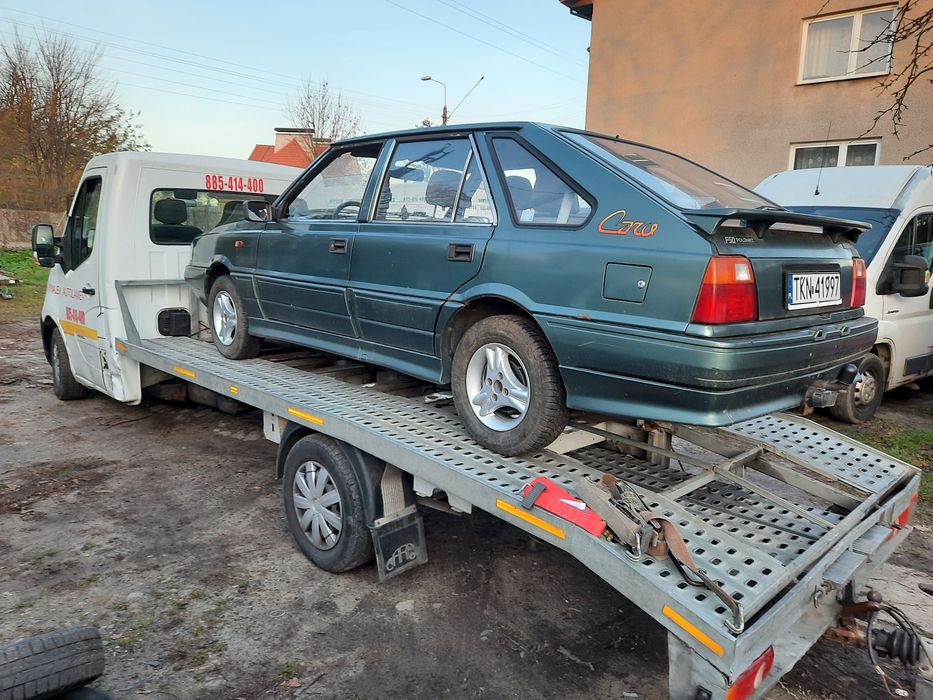 Holowanie transport samochodów łodzi jachtów maszyn rolniczych Polska