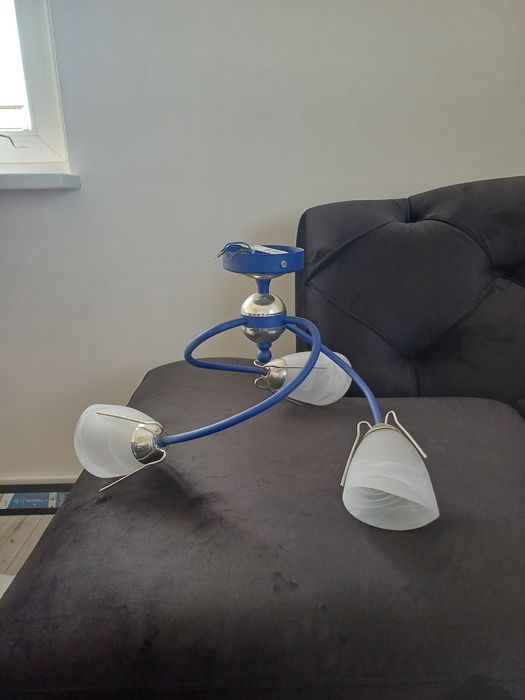 Lampa sufitowa kolor niebieski (chaber)