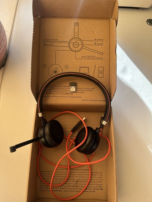 Jabra Evolve 65 Bluetooth гарнитура + USB адаптер | Беспроводные наушники