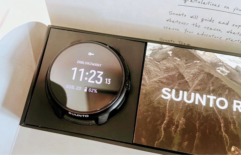 Zegarek sportowy Suunto Race 2 All Black | Stan bardzo dobry | Szkło idealne