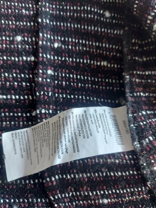 Casaco tipo Chanel castanho