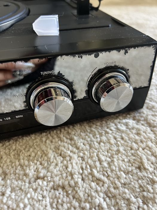 leitor de vinil/gira discos roadstar