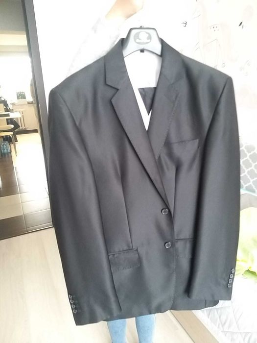 Garnitur męski czarny 52/176