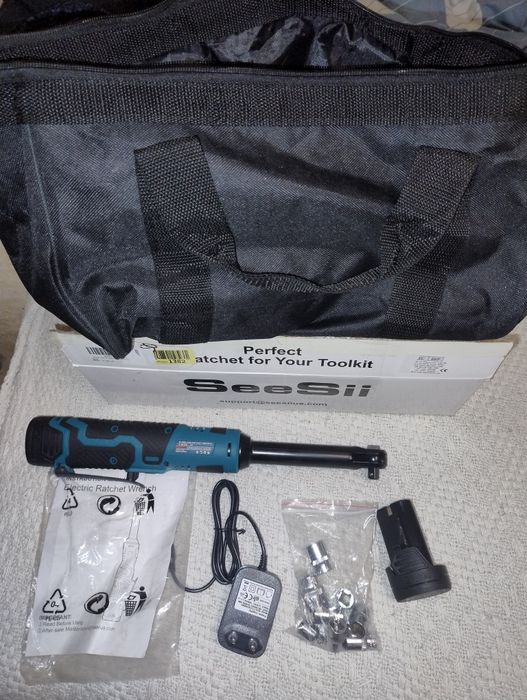 SeeSii 3/8 Гайковий ключ з храповим механізмом ,Ударна тріскачка 40 ф.