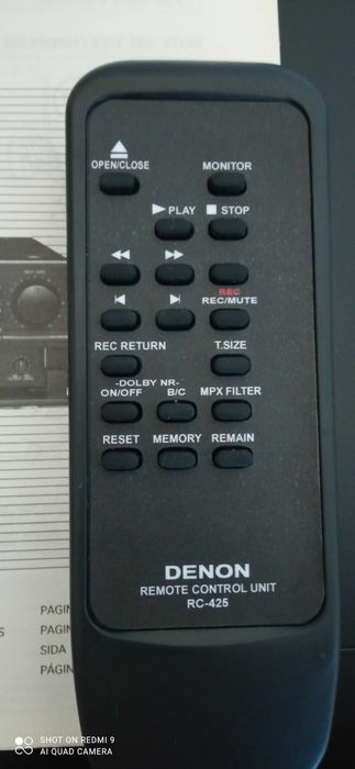 Кассетная дека DENON DRS-810 (Комплект: Дека,  Коробка, Пульт, Мануал)