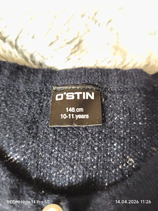 Sweterek O'stin roz. 146
