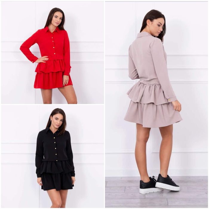 Likwidacja sklepu - sukienka czerwona