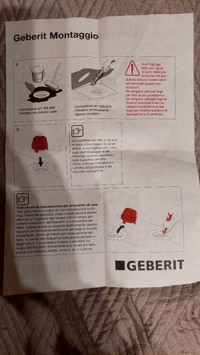 Geberit wpust dachowy grawitacyjny Geberit 359.548.00.1   średnica 110