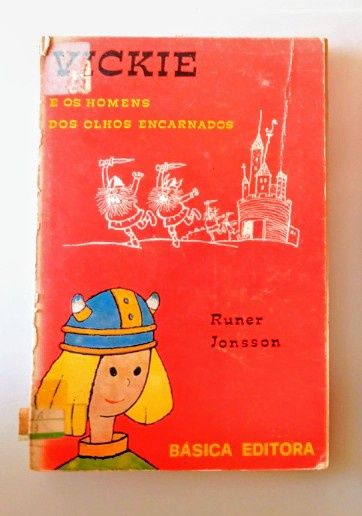 Livro infantil Vickie antigo.