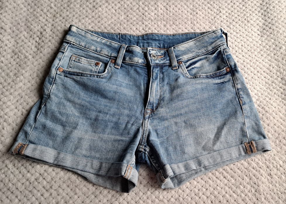 Spodenki szorty jeansowe damskie H&M r. XS