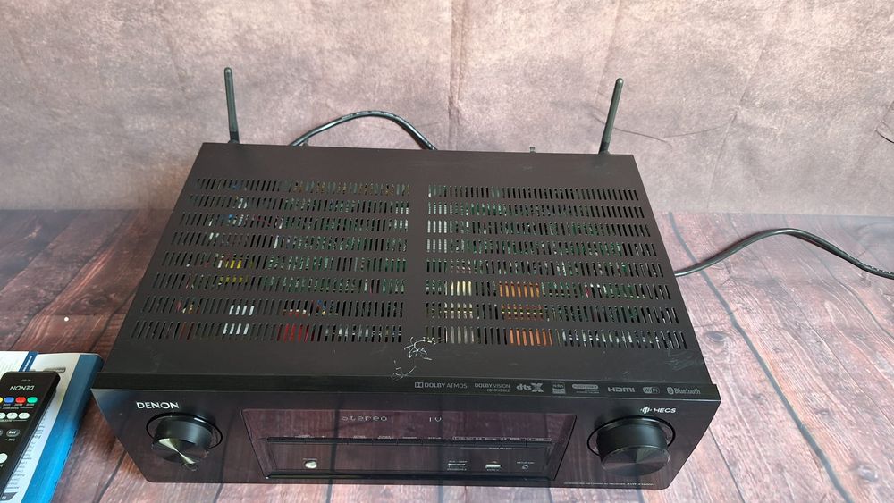 7.2 Denon AVR-X1400 Wi-Fi BT Heos Airplay 4k60p Net Radio  Hi-res