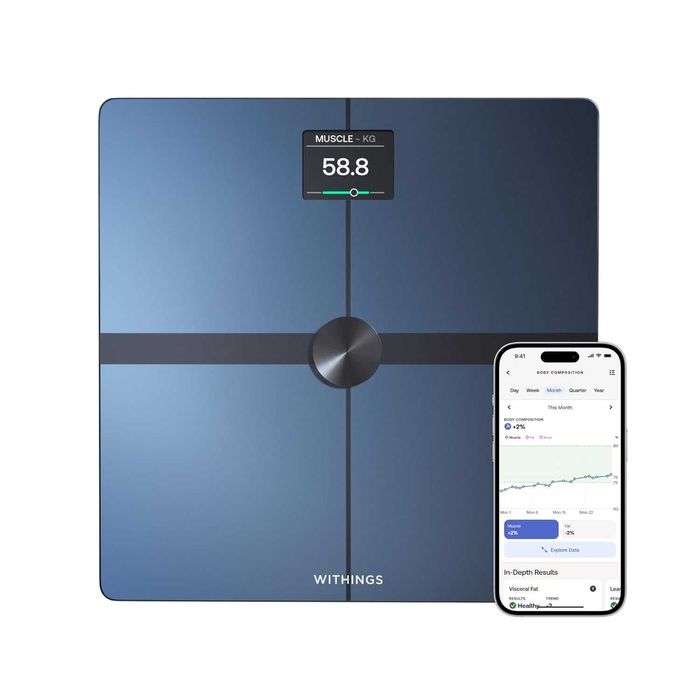 Withings Body+ Preto balança inteligente Body Comp Massa muscular/de gordura/Água/óssea WiFi App Tendências
