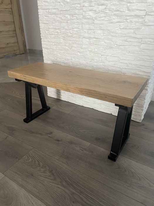 Stolik kawowy z litego dębu loft