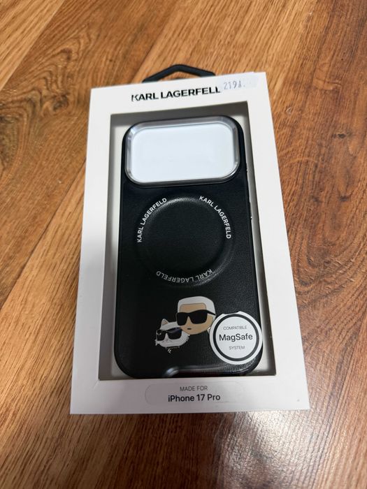 Etui iPhone 17 Pro czarne Karl Lagerfeld nowe oryginalne