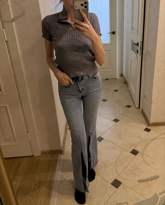 Джинси з розрізами, 27 розмір