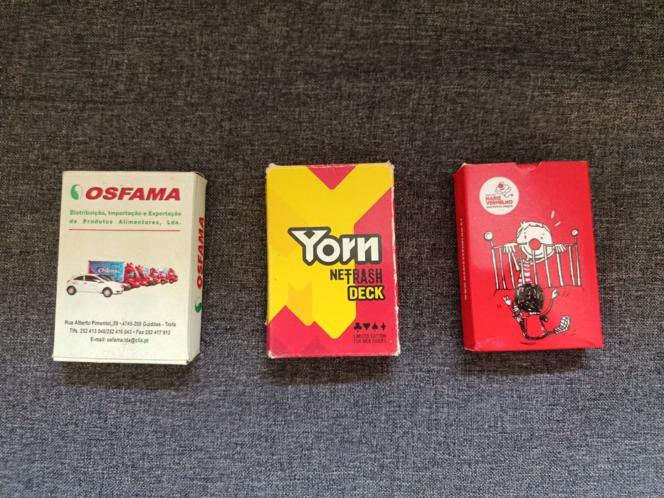 Baralhos de cartas