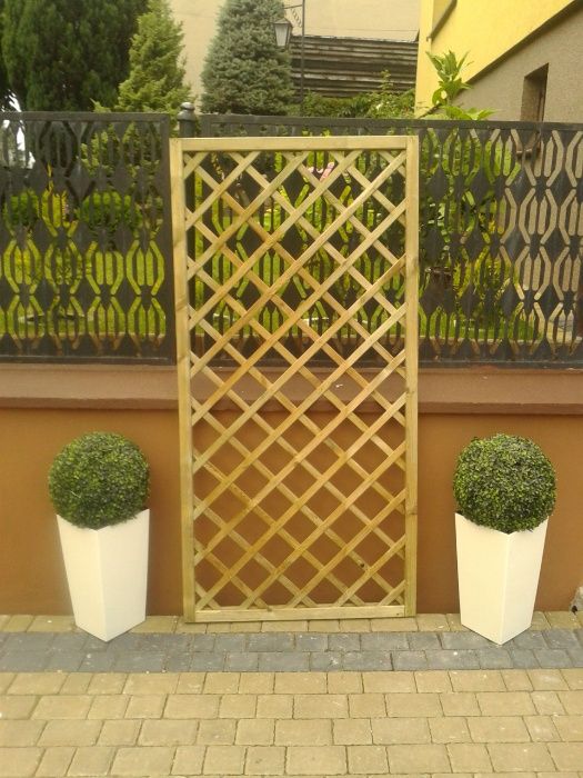 Płot Kratownica Kratki Pergola Trejaż Kratka Drewniana Różne Wymiary