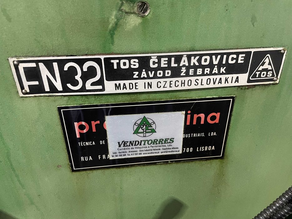 Fresadora TOS FN 32 usado