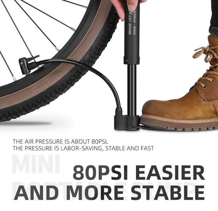 Bomba de Ar West Biking 80 PSi