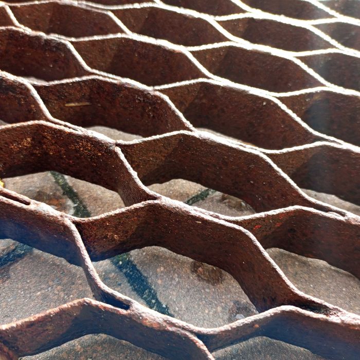 Metalowa, duża 80/80, gruba, ciężka, niezniszczalna wycieraczka,podest