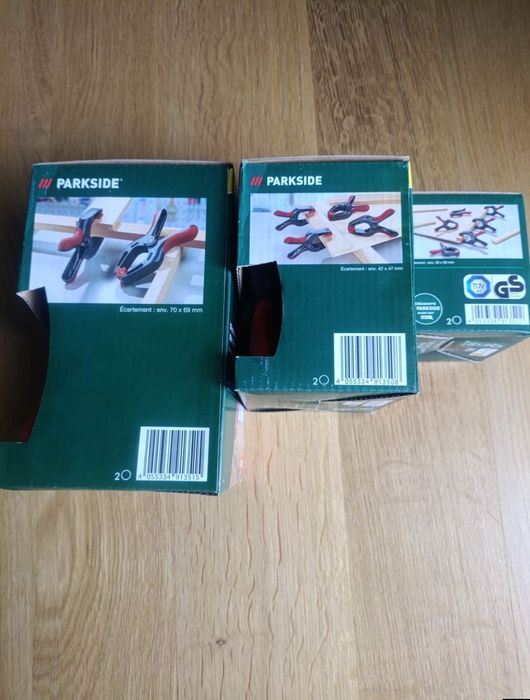 Набори струбцин, затискачів, зажимів parkside Німеччина