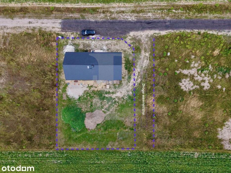 Dom parterowy typu stodoła 113,62 m² na działce 1,05 ha – Bogusławice