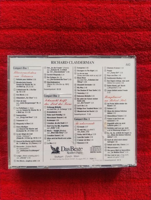 3 CD  Richard Clayderman 1-3