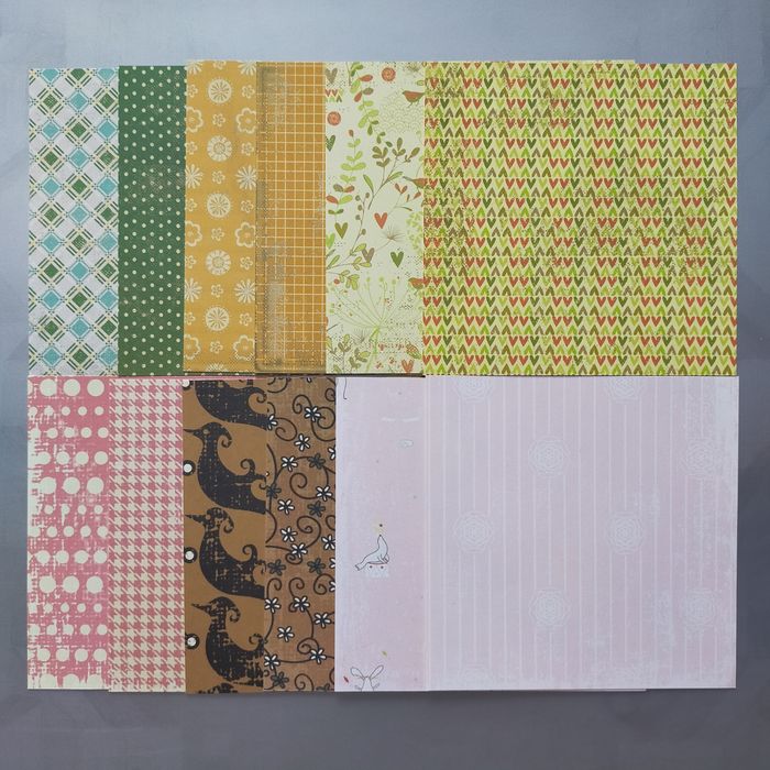 Набор бумаги. Скрапбукинг