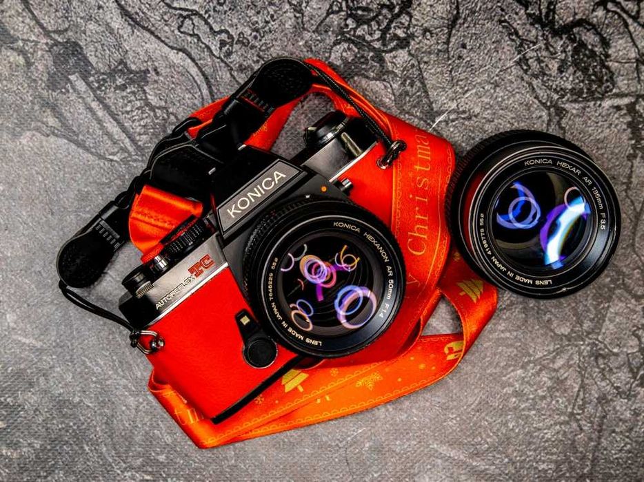 Konica Autoreflex TC + Hexanon AR 50 mm f 1.4 + Hexar 135 mm f3.5