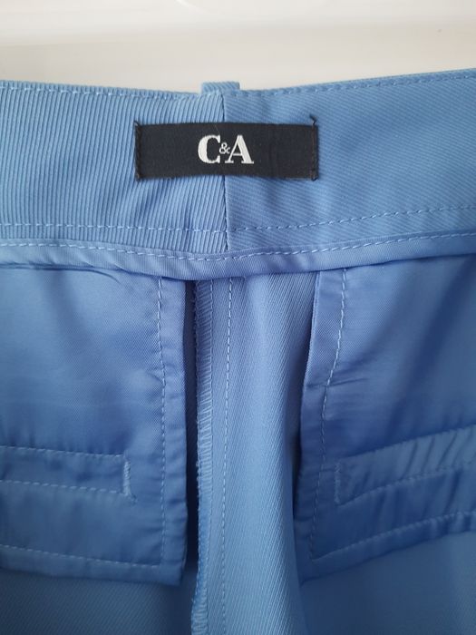 j. NOWE eleganckie spodnie z wysokim stanem C&A 40 L