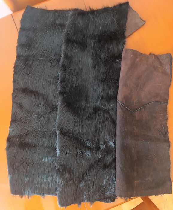 шкірка нутрії (чорна) для безрукавки, полушубка...