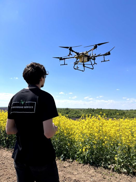 Послуги агродронів, обприскування полів дронами, агродрони ЛУЦЬК
