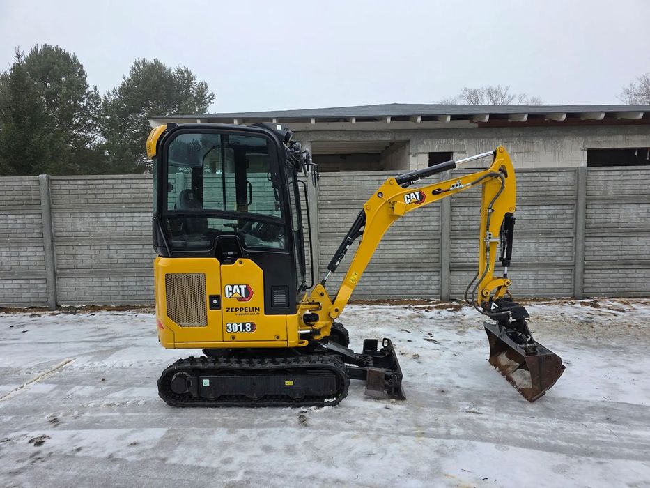 Caterpillar 301.8  MINIKOPARKA CAT 301.8 / 2023R / 500MTH stan IDEALNY!