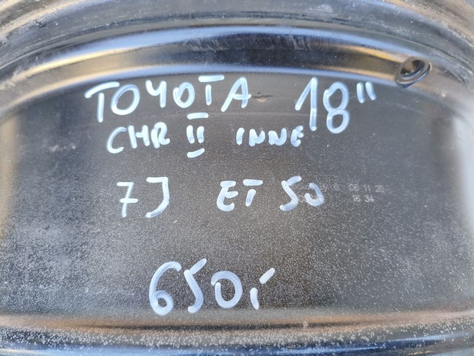 Toyota Corolla e21 c-hr II 2 inne modele felga pojedyncza 18 cali et50