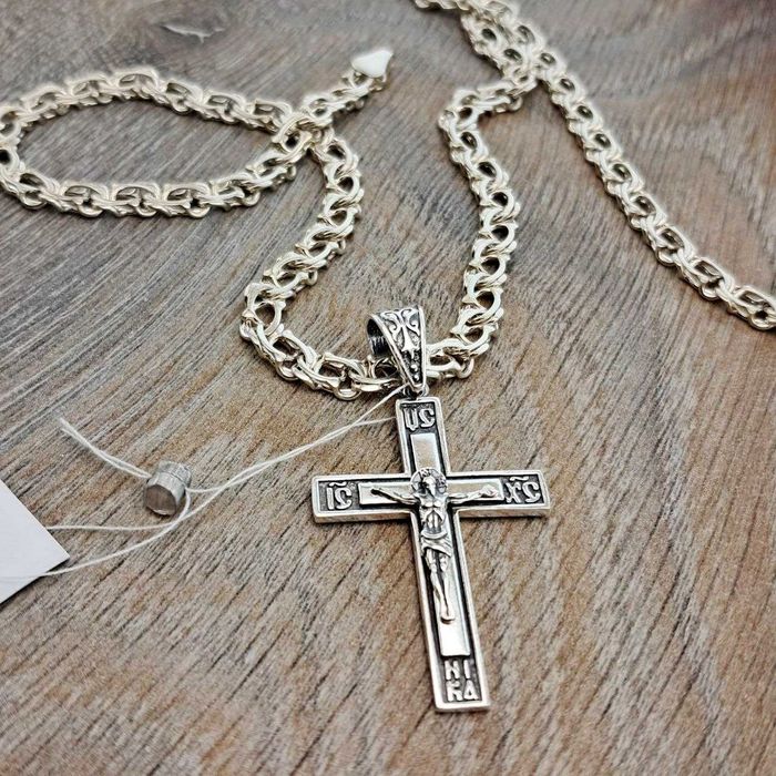 Срібний хрестик Серебряный крест Серебро 925 подвеска підвіс