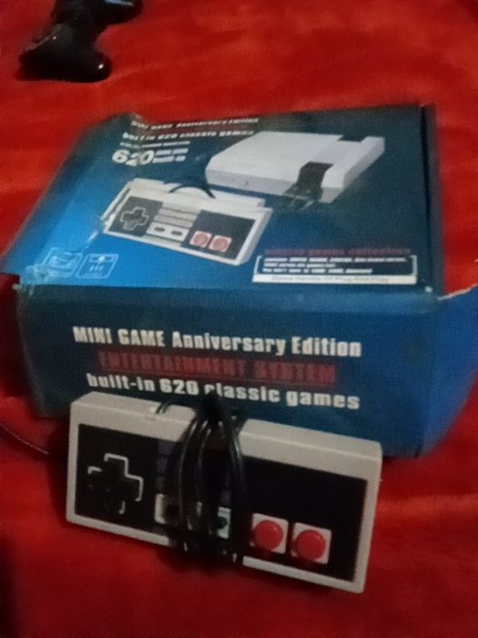Retro gamers NES 620 jogos mini game Anniversary edition c  2 comandos
