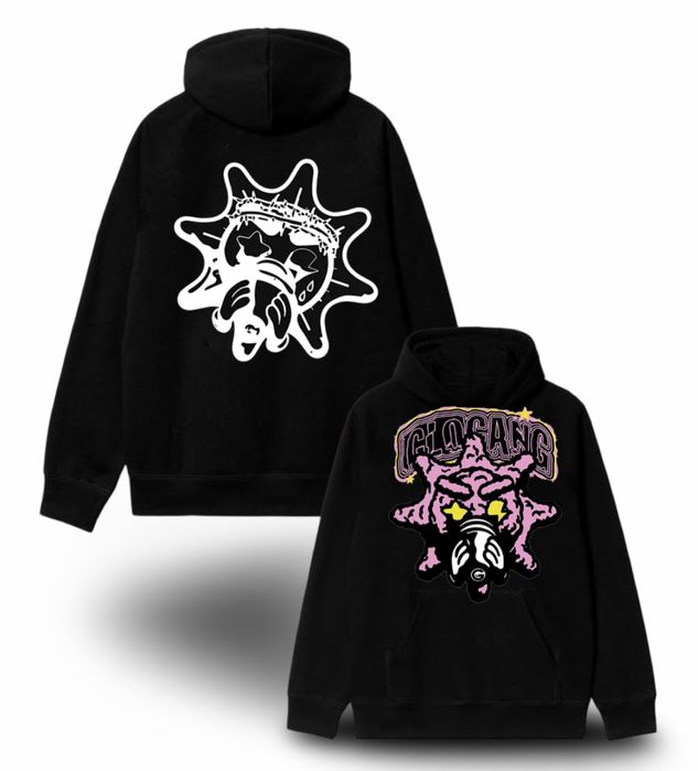 Худи Glo Gang Logo унисекс гло гэнг тишка толтсовка кофта лонгслив New