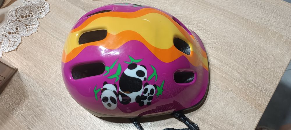 Kask + ochraniacze dla dziewczynki