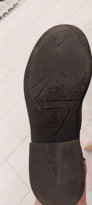 Skórzane trzewiki botki Venezia 37